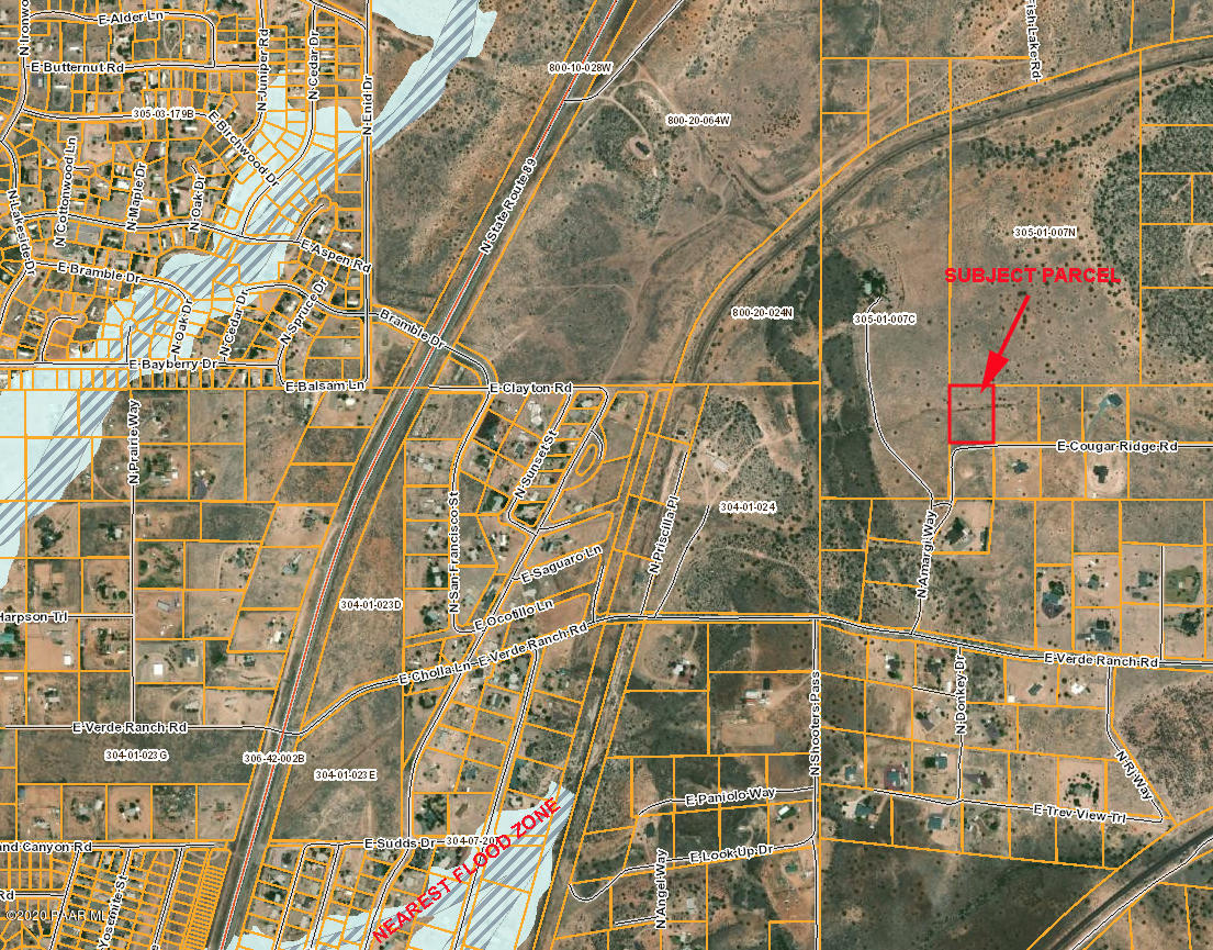 1120 East Cougar Ridge Road Paulden, AZ 86334 - Photo 5 of 26 FLOOD MAP