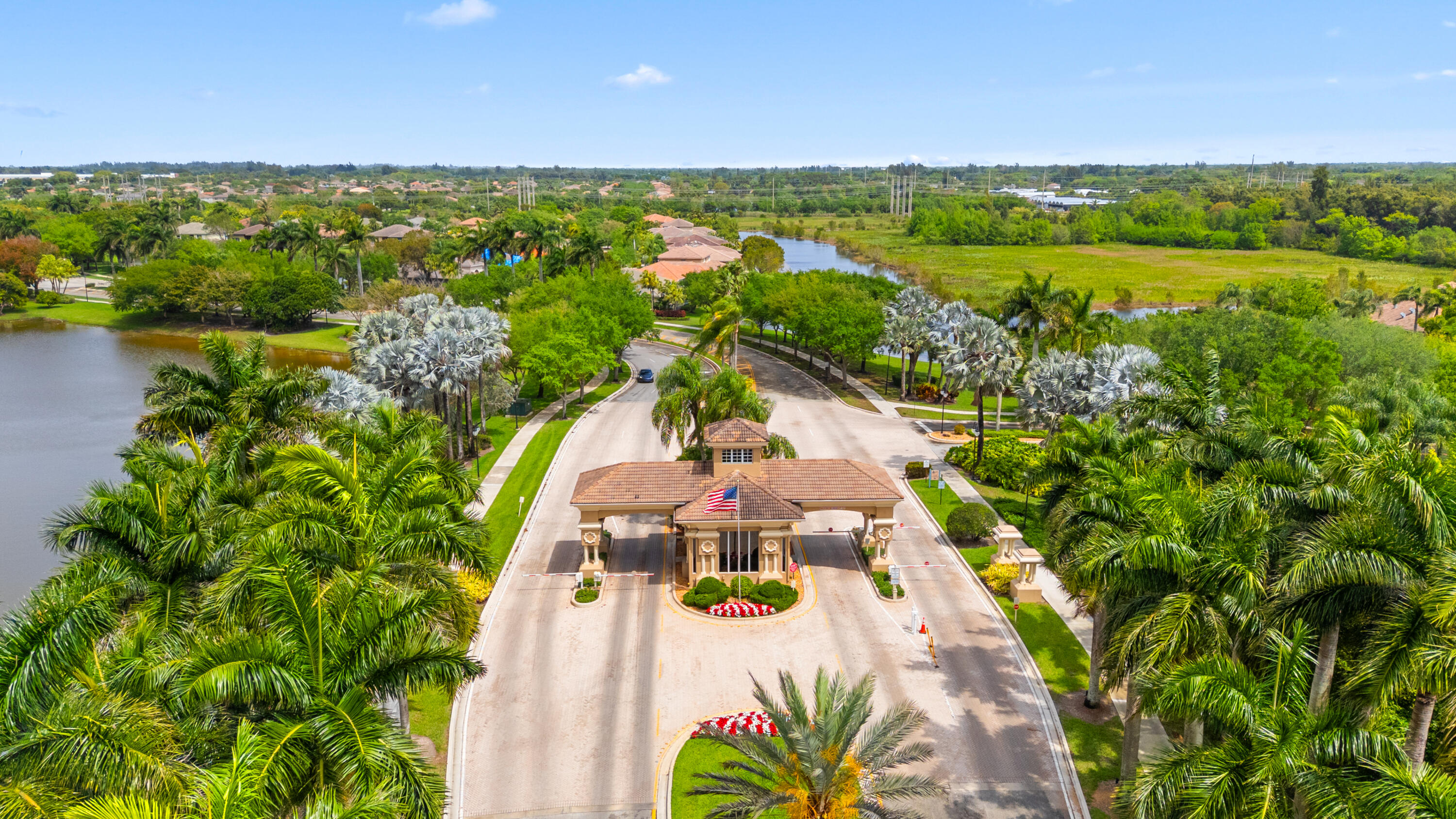 19389 Southwest 64th Street Pembroke Pines, FL 33332 - Photo 46 of 61 Aerial View of Entrance