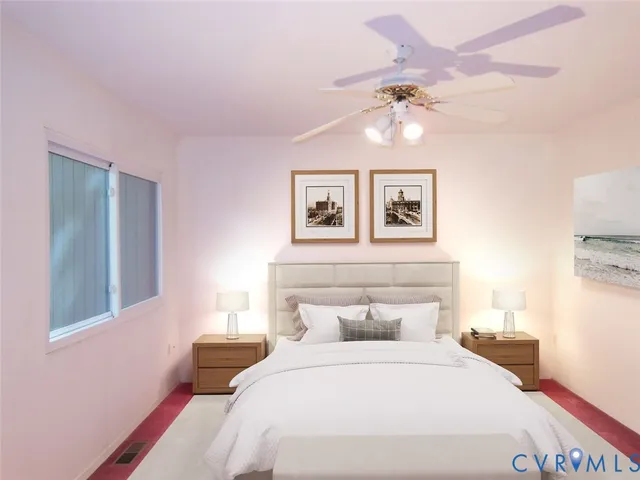 a view of an empty room