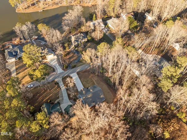 an aerial view of residential house with outdoor space