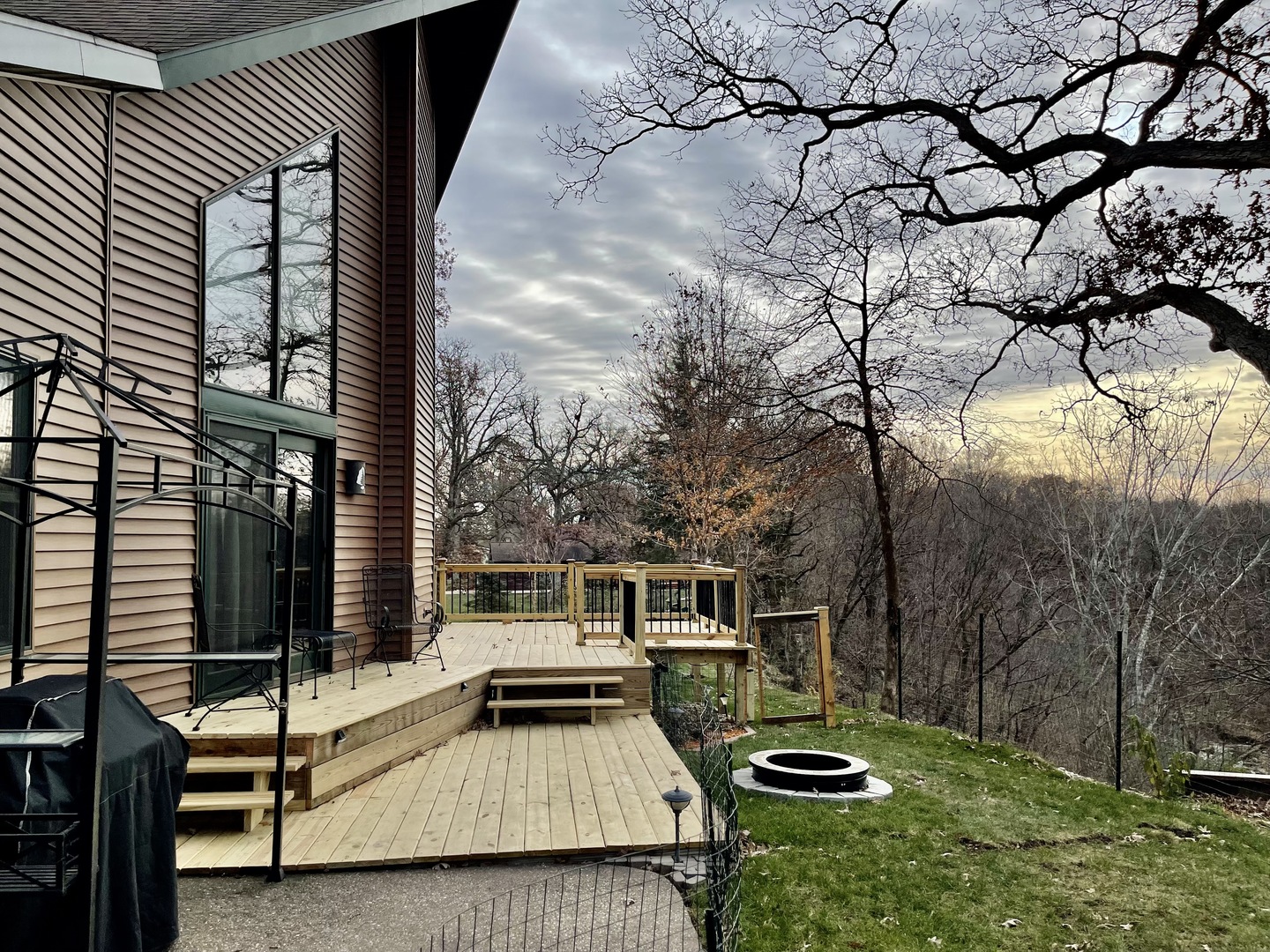 2121 East 875th Road Tonica, IL 61370 - Photo 6 of 17 a view of a chairs and table in backyard