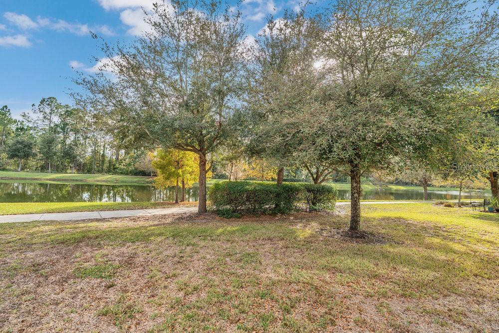 12880 Westside Vlg Loop Windermere, FL 34786 - Photo 34 of 42 a view of a yard with swimming pool and sitting area