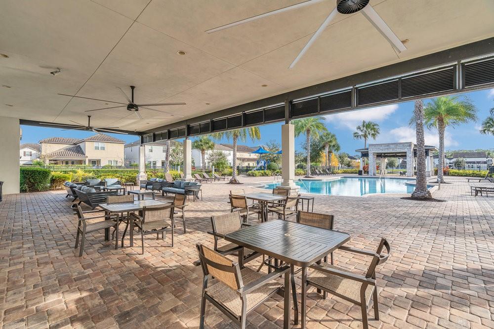12880 Westside Vlg Loop Windermere, FL 34786 - Photo 38 of 42 a view of a patio with a table and chairs