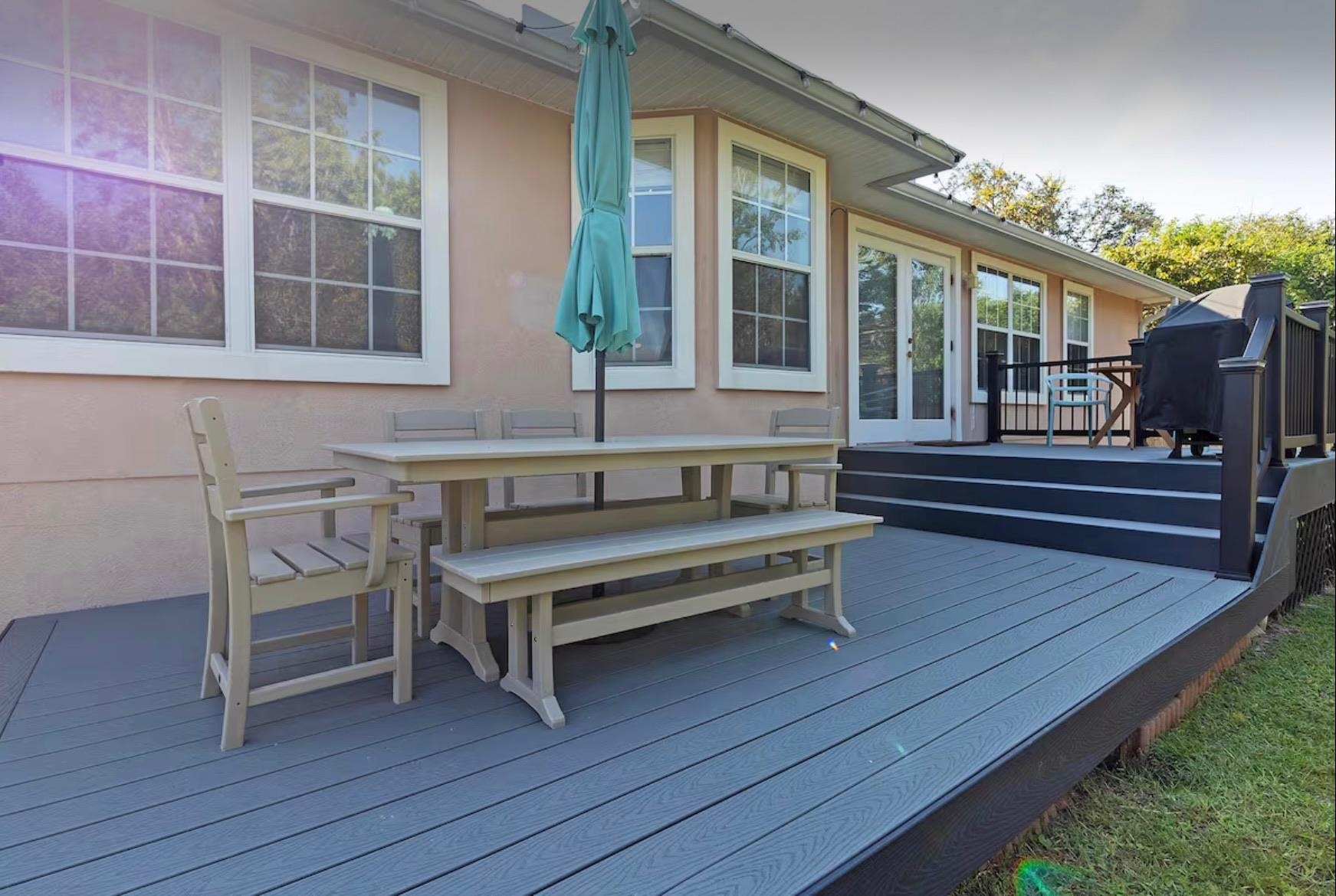 5340 4th Street St. Augustine, FL 32080 - Photo 24 of 29 a view of a bench in front of house
