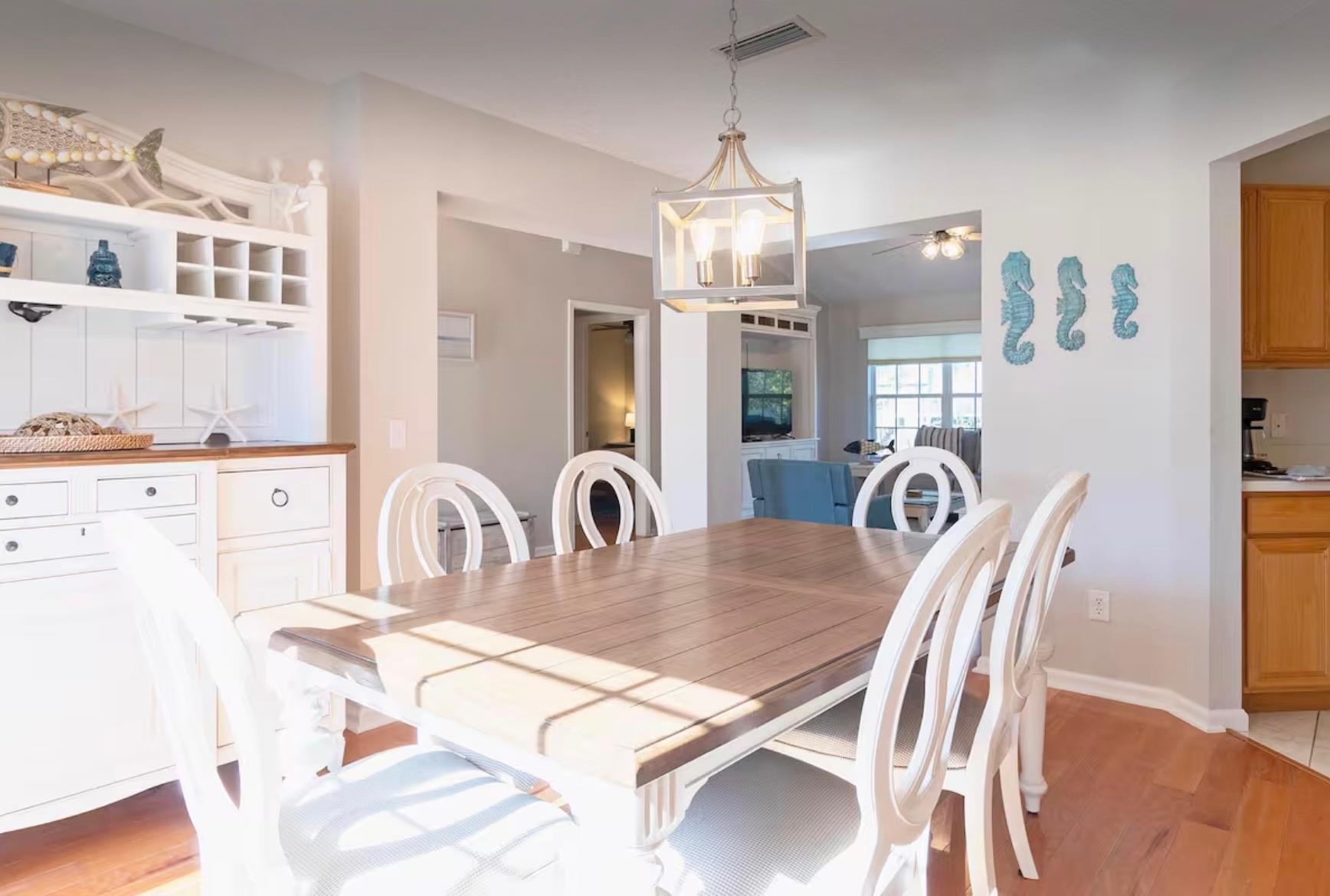 5340 4th Street St. Augustine, FL 32080 - Photo 7 of 29 a view of a dining room with furniture