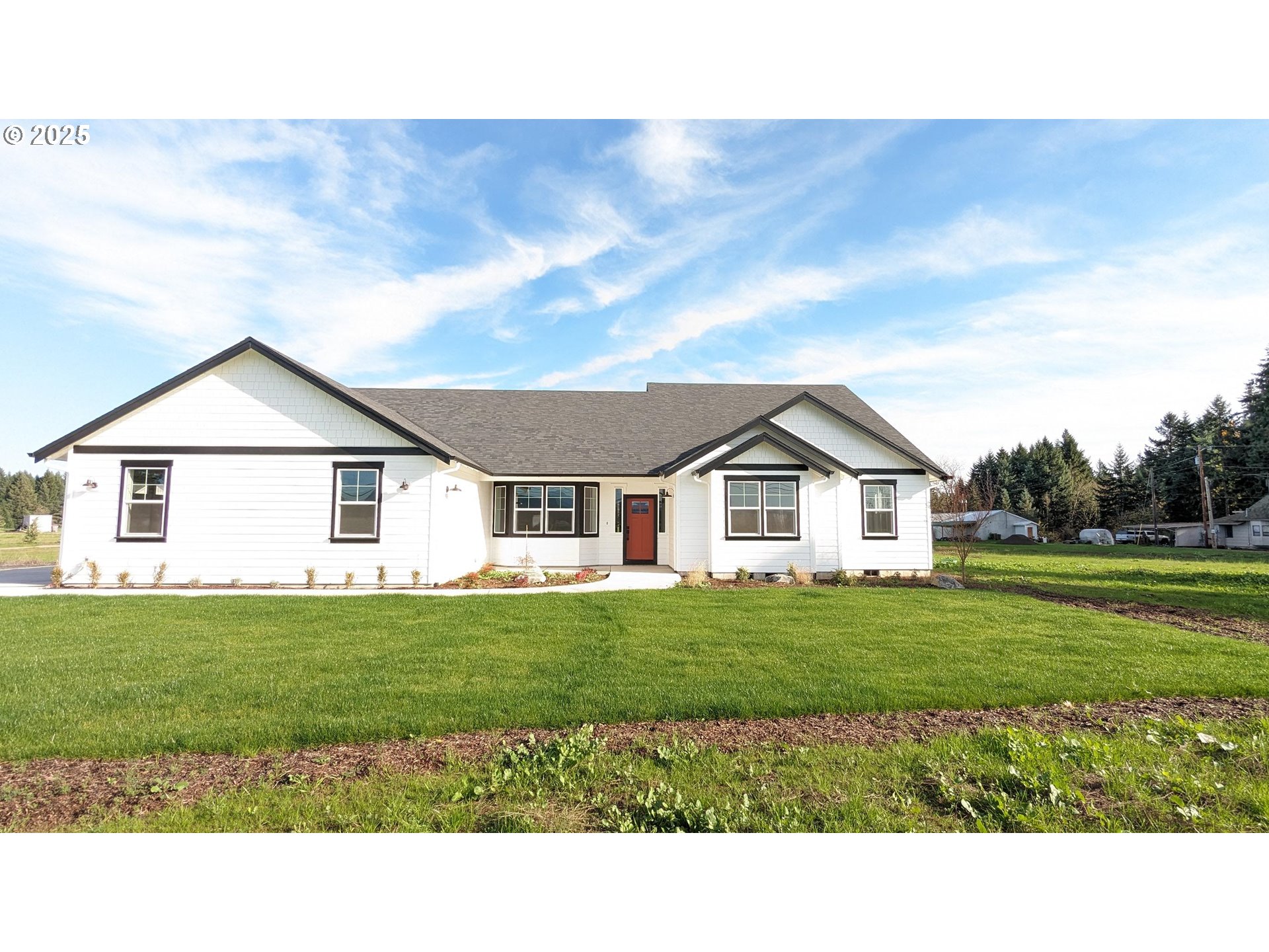 a house view with a outdoor space