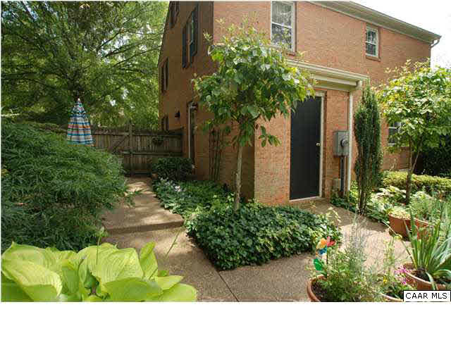 385 Minor Ridge Road Charlottesville, VA 22901 - Photo 12 of 15 a view of backyard with potted plants and a palm tree