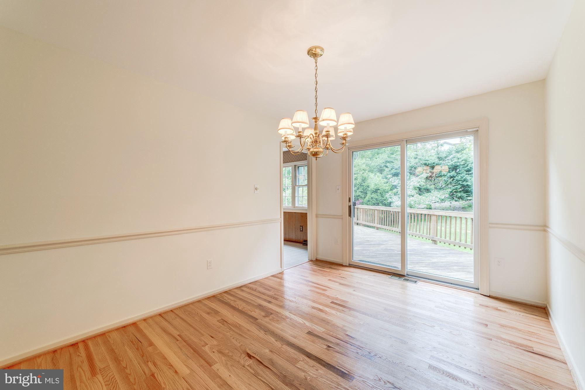 9518 Rockport Road Vienna, VA 22180 - Photo 5 of 27 Dining room opens to large deck