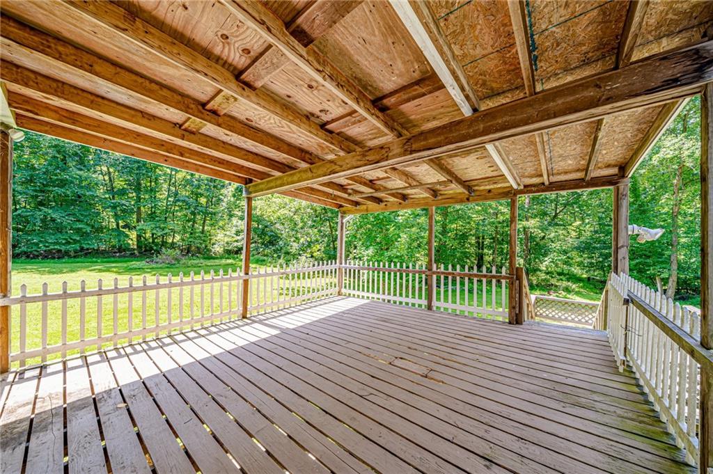1124 Hemlock Road Indiana, PA 15701 - Photo 25 of 29 a view of outdoor space with deck and wooden floor