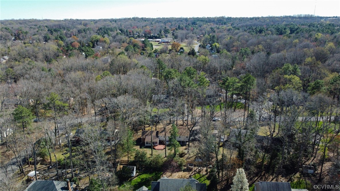 10240 Apache Road Richmond, VA 23235 - Photo 43 of 45 an aerial view of residential house and green space