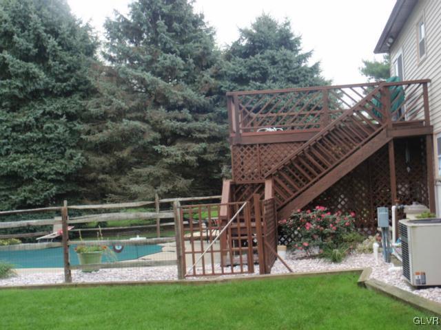 534 Mountain View Road Nazareth, PA 18064 - Photo 23 of 40 View of the deck, patio, filter equipment and cent
