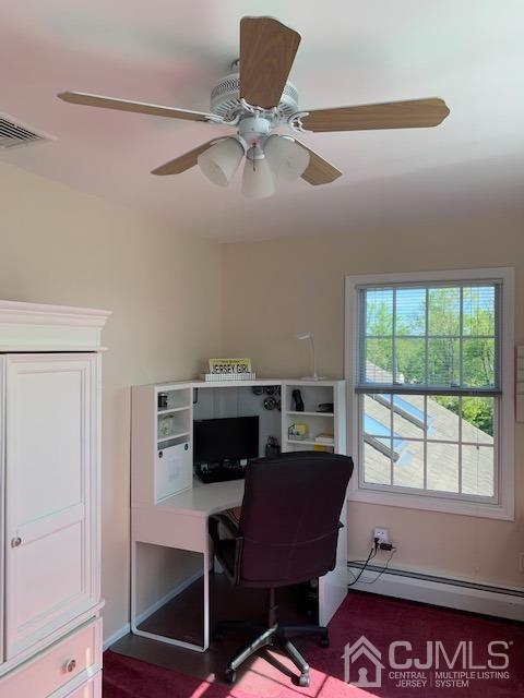 134 Normandy Road Colonia, NJ 07067 - Photo 27 of 45 a view of a workspace with furniture and a window