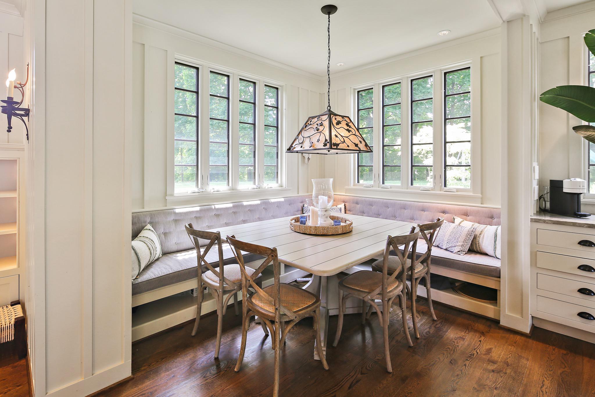900 Army Road Baltimore, MD 21204 - Photo 66 of 99 Built-in banquette seating in main dining area