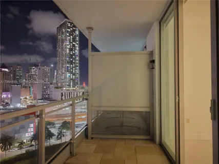 a view of city from balcony with outdoor space