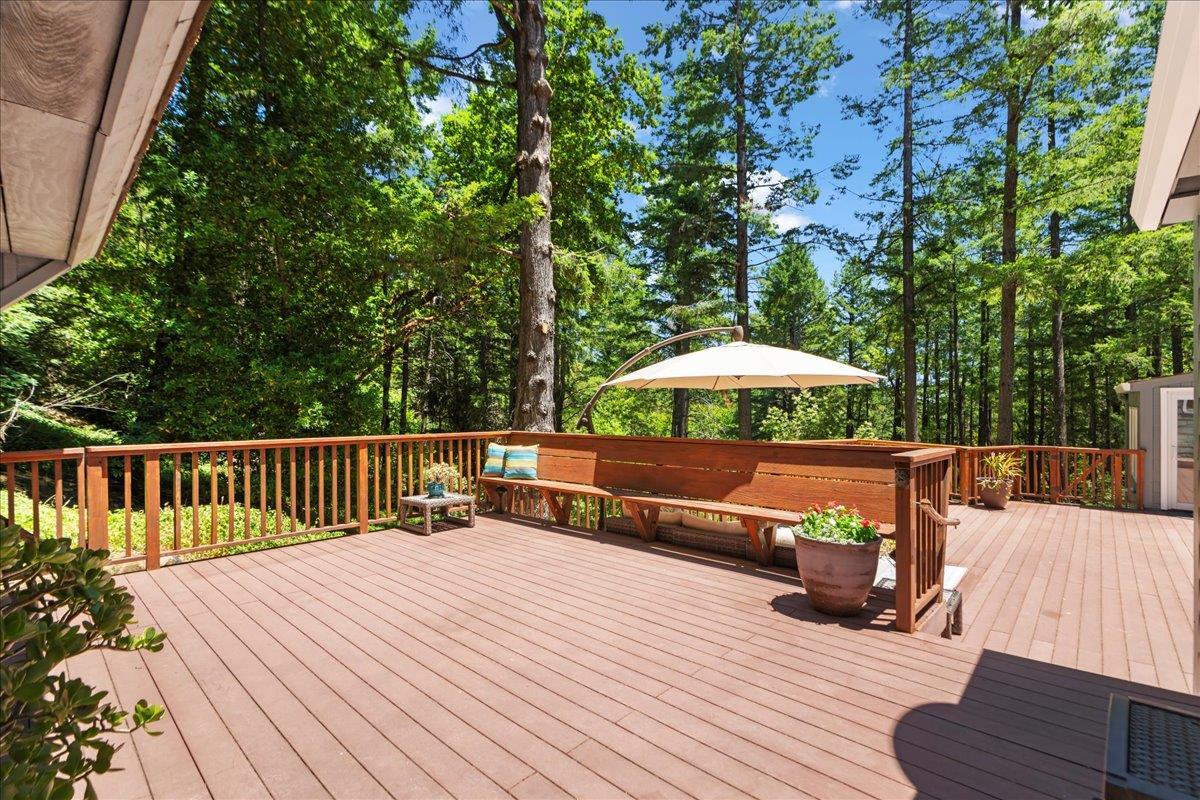 19005 Old Vineyard Road Los Gatos, CA 95033 - Photo 30 of 51 swimming pool view with a seating space