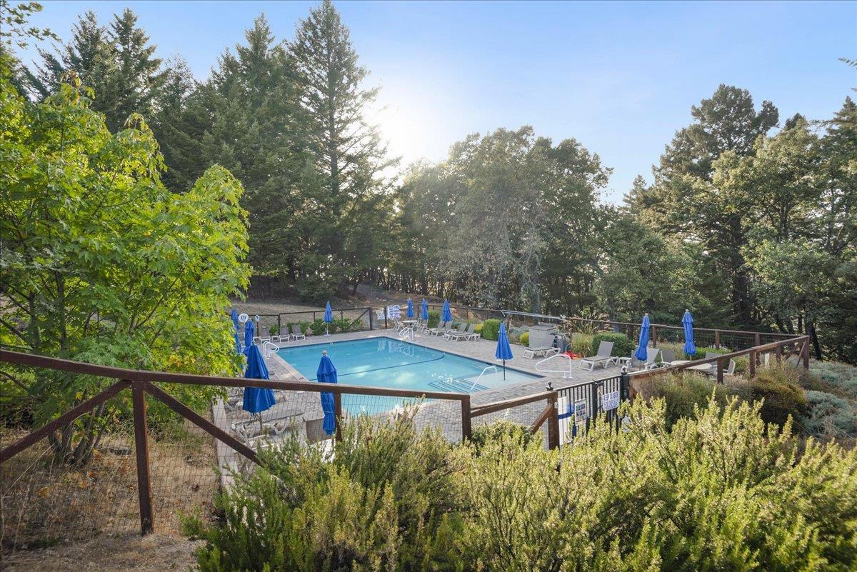 19005 Old Vineyard Road Los Gatos, CA 95033 - Photo 50 of 51 a view of a swimming pool with a patio