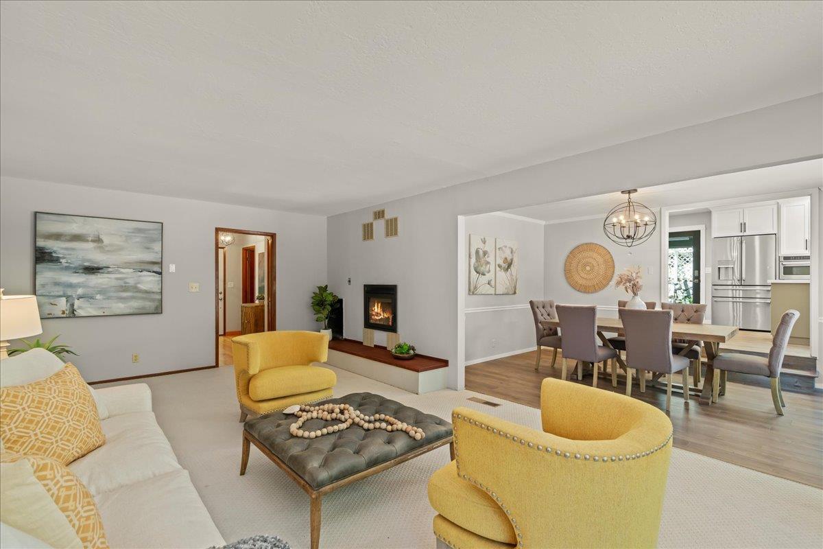 19005 Old Vineyard Road Los Gatos, CA 95033 - Photo 7 of 51 a living room with furniture and wooden floor