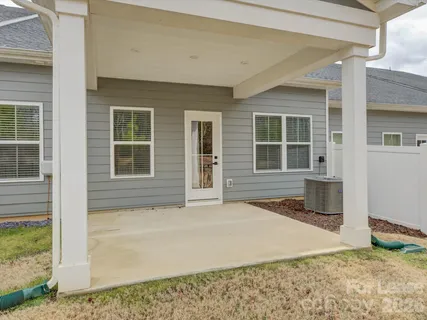 a house view with a outdoor space
