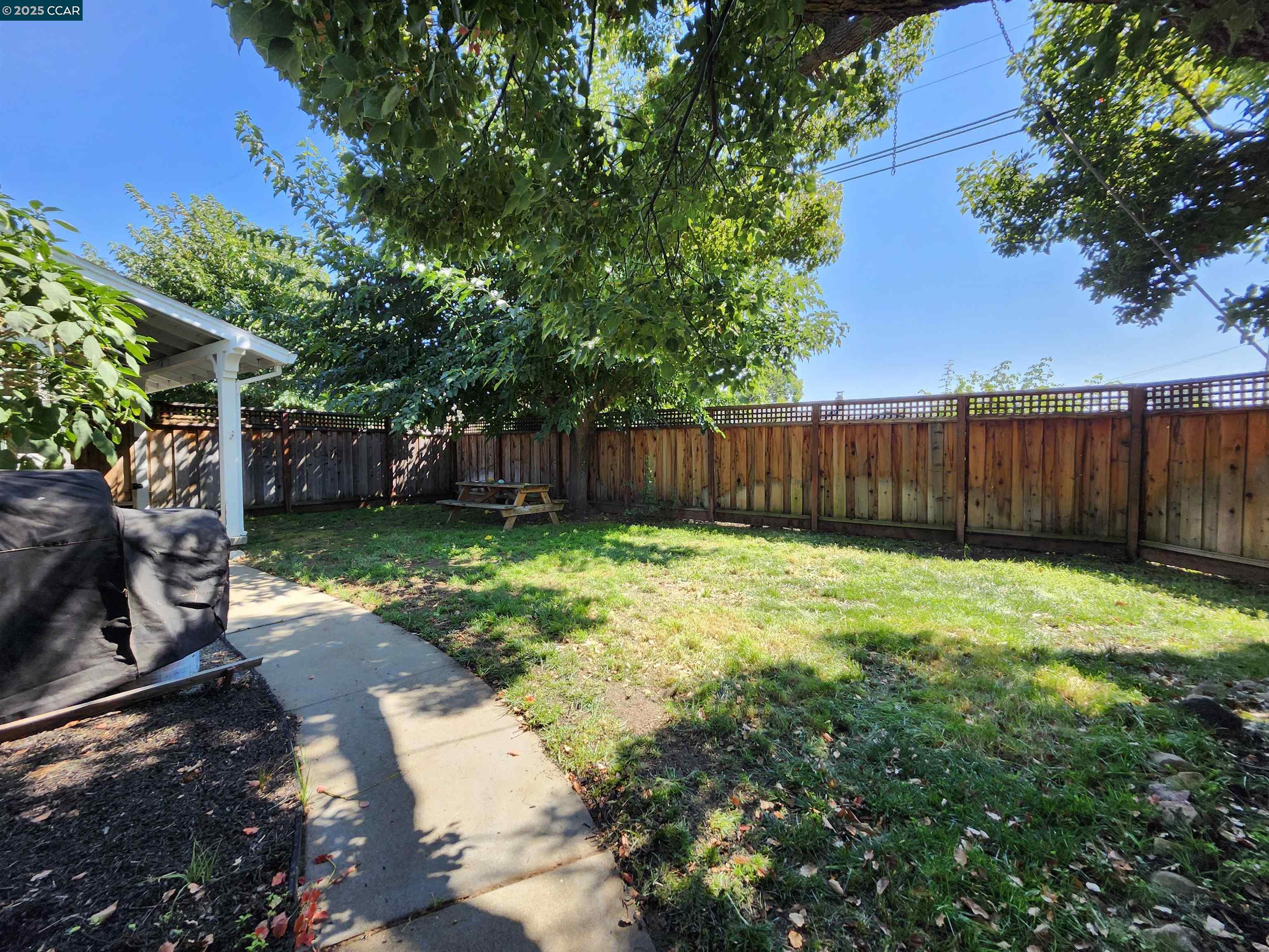 3479 Rose Court Concord, CA 94519 - Photo 56 of 60 a view of a backyard with a garden
