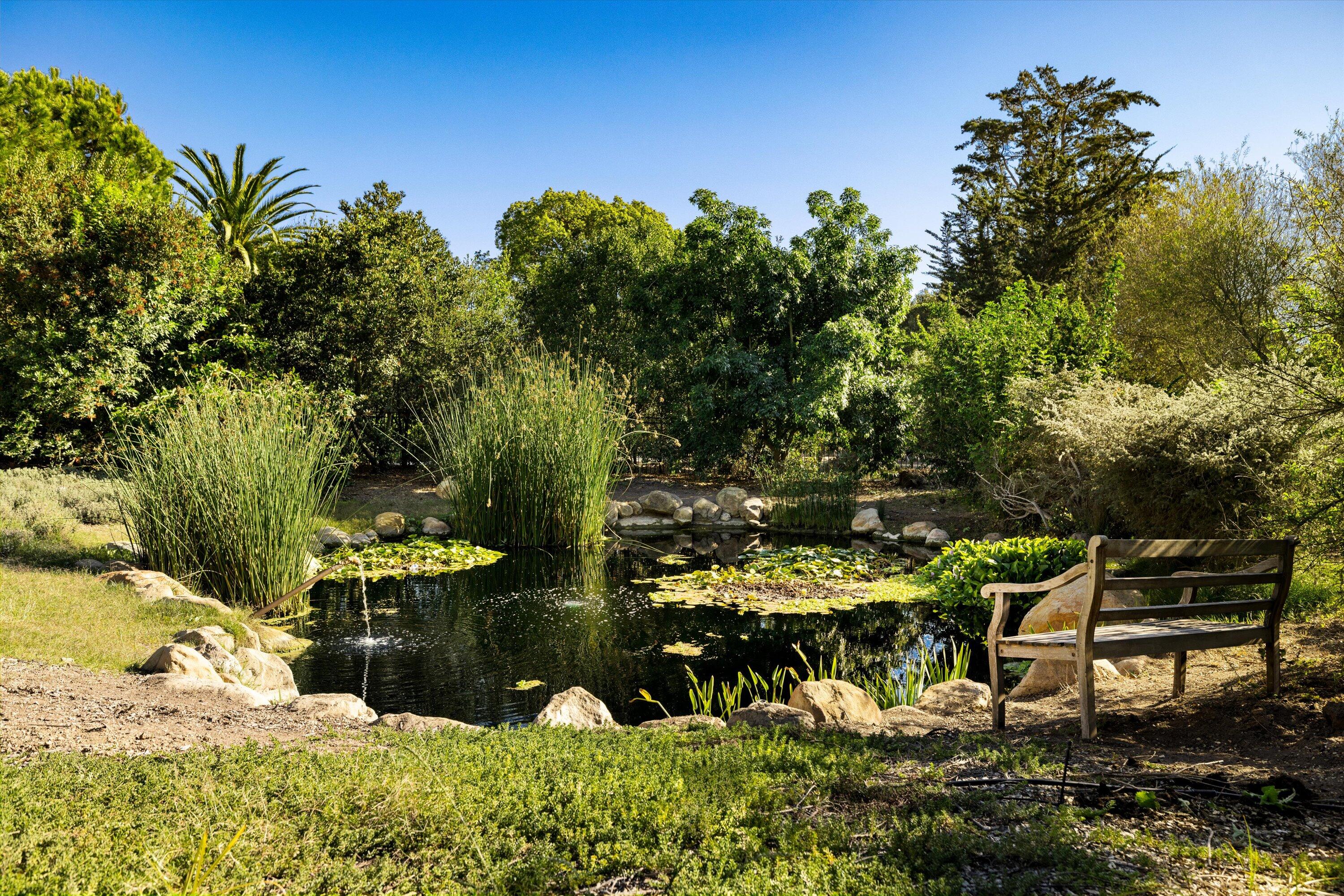 4689 Via Roblada Hope Ranch, CA 93110 - Photo 29 of 30 Serene pond