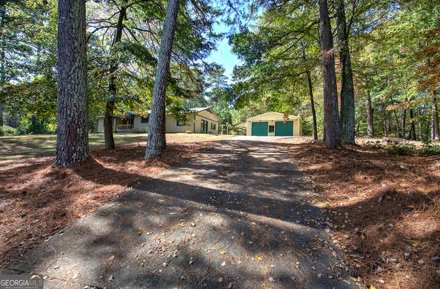 a view of street with trees