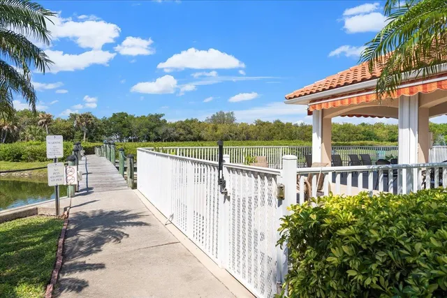 a view of swimming pool from a balcony