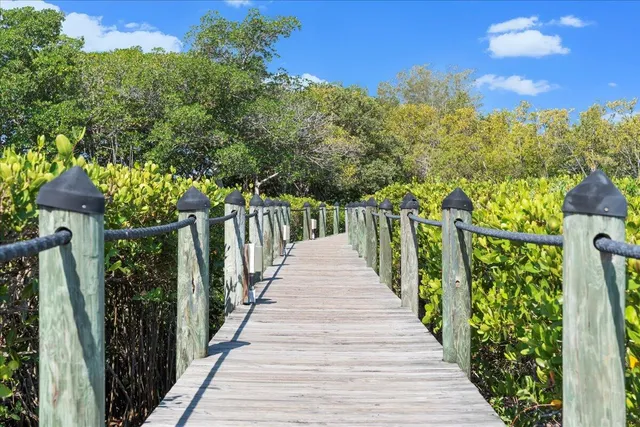 a view of a lake and outdoor space