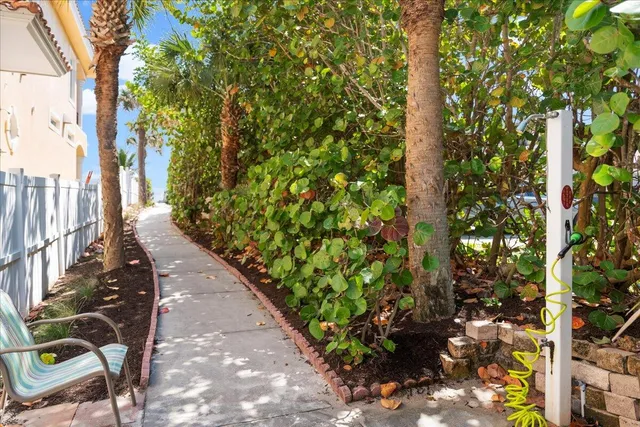 a view of beach and ocean