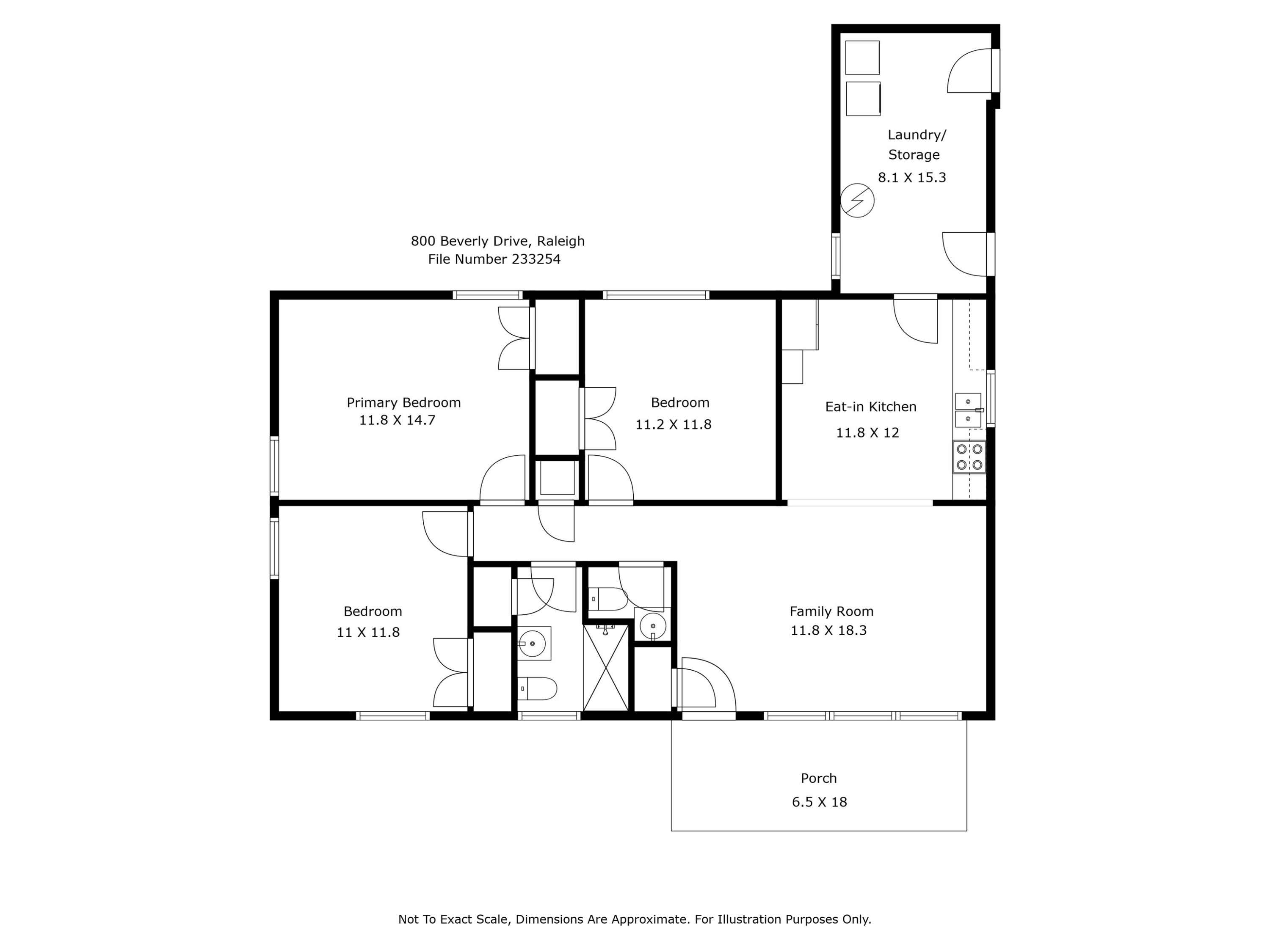 800 Beverly Drive Raleigh, NC 27610 - Photo 11 of 16 Photo 9