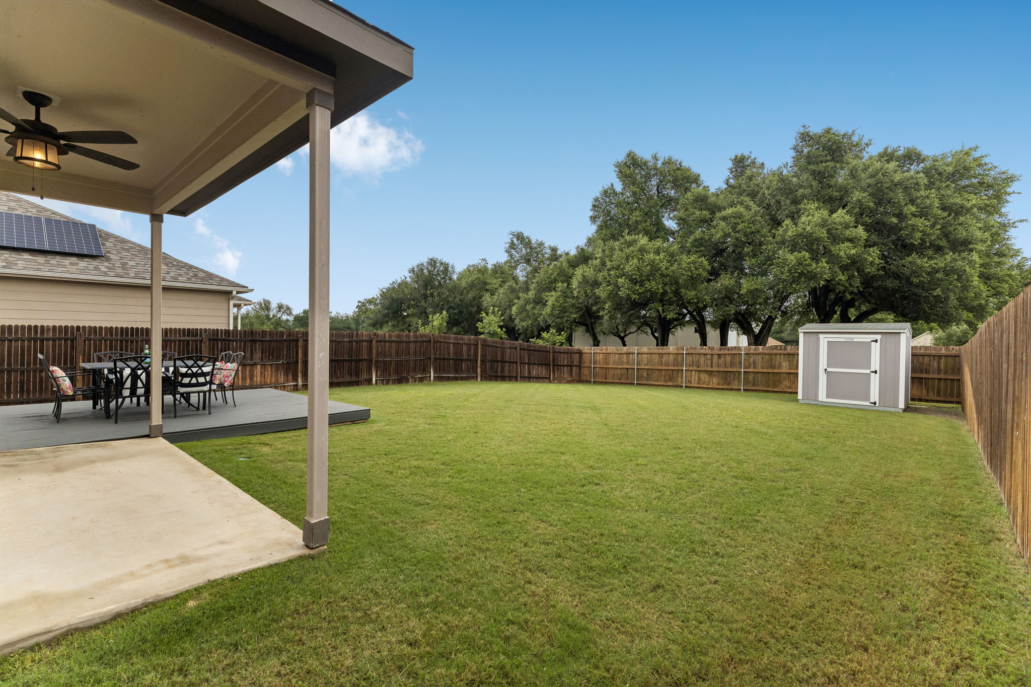 809 Whitman Avenue Georgetown, TX 78626 - Photo 29 of 35 a view of a backyard with swimming pool