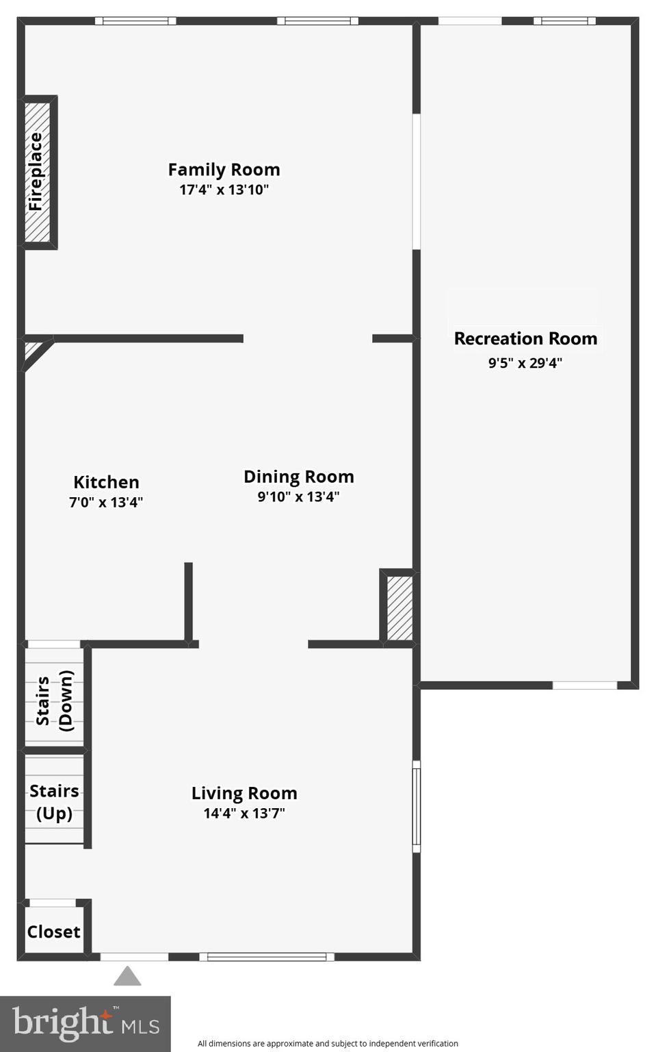 2725 Kirkleigh Road Baltimore, MD 21222 - Photo 49 of 50 Main Floor Plan