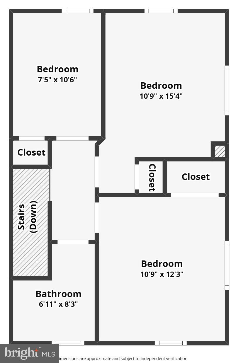 2725 Kirkleigh Road Baltimore, MD 21222 - Photo 50 of 50 Upper Floor Plan