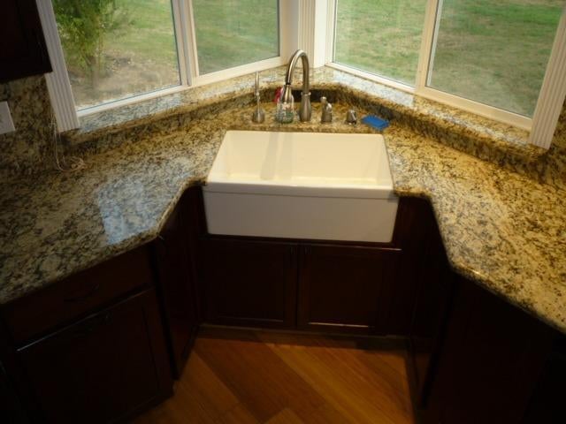205 Latigo Ranch Road Williams, OR 97544 - Photo 8 of 50 Custom granite work with kiln fired porcelain farm sink. Instant hot water too!