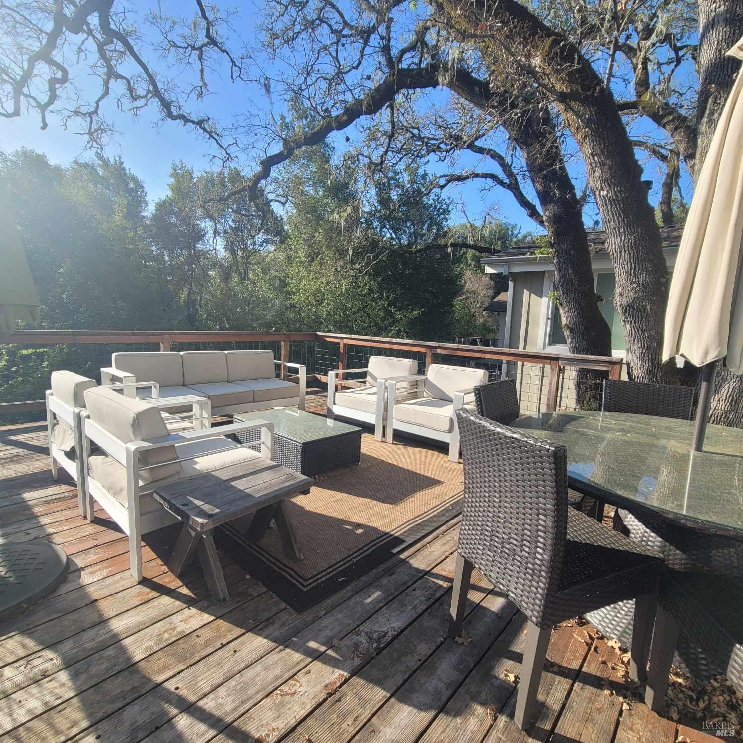 2531 Warm Springs Road Glen Ellen, CA 95442 - Photo 7 of 7 a view of a roof deck with couches