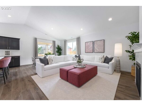 313 West 19th Street Lafayette, OR 97127 - Photo 8 of 18 a living room with furniture and a wooden floor