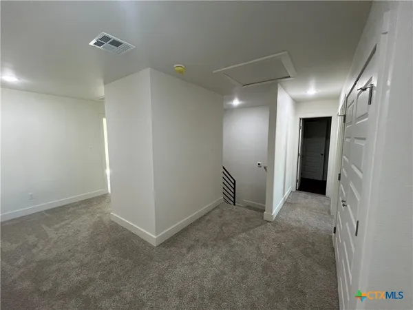 a view of an empty room