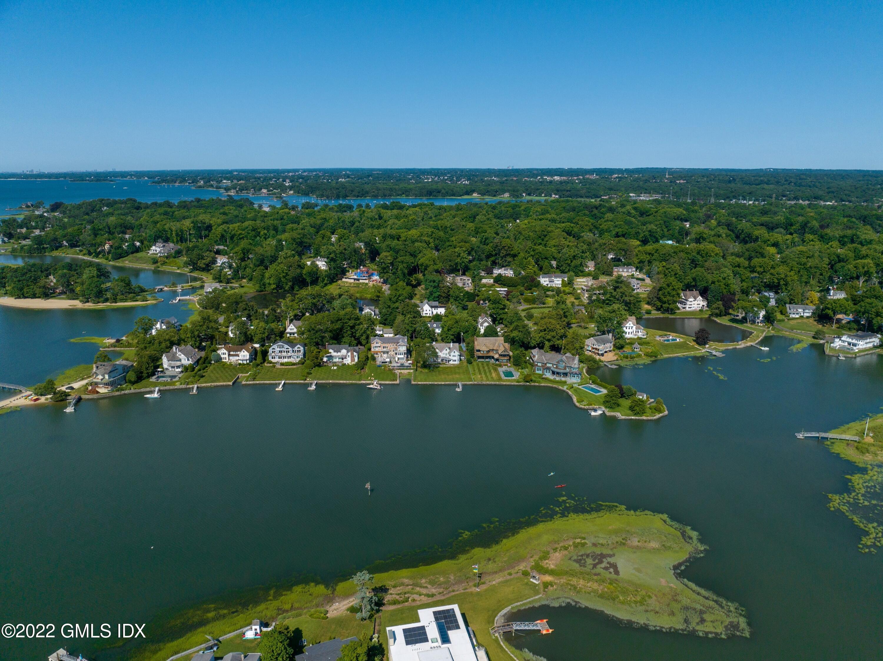 27 Willowmere Circle Riverside, CT 06878 - Photo 27 of 33 an aerial view of a houses with ocean view