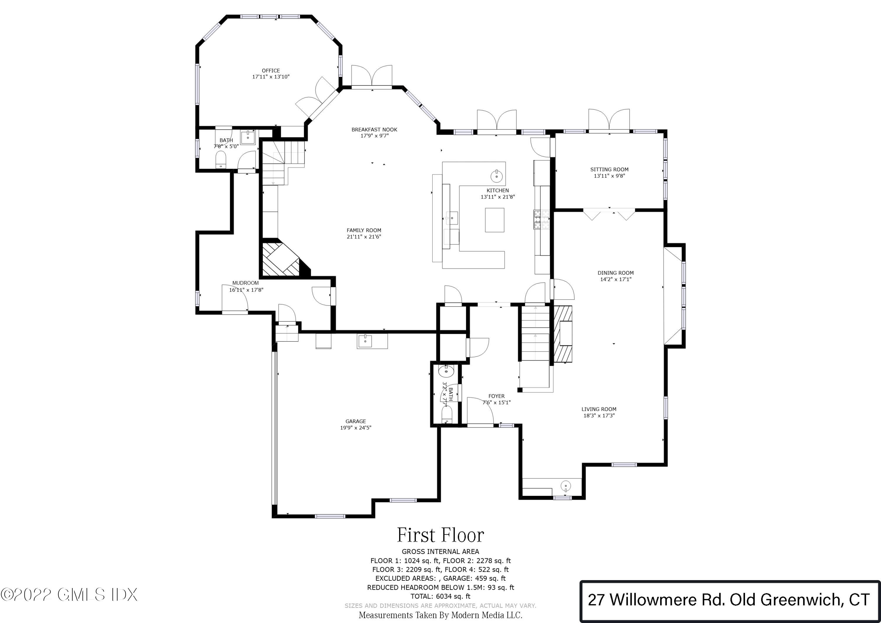 27 Willowmere Circle Riverside, CT 06878 - Photo 30 of 33 a picture of floor plan