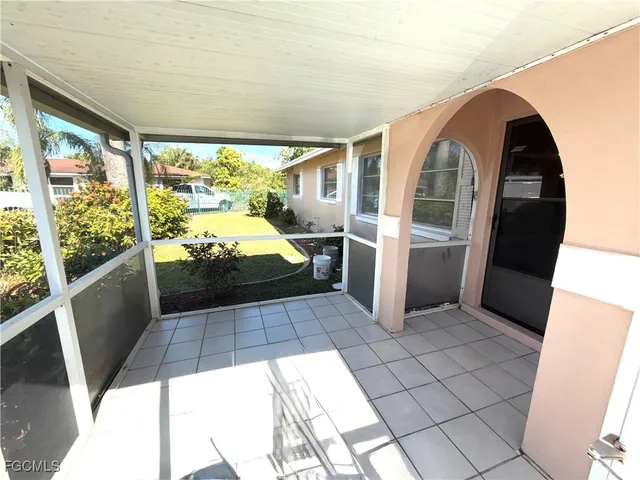 a view of outdoor space with seating area