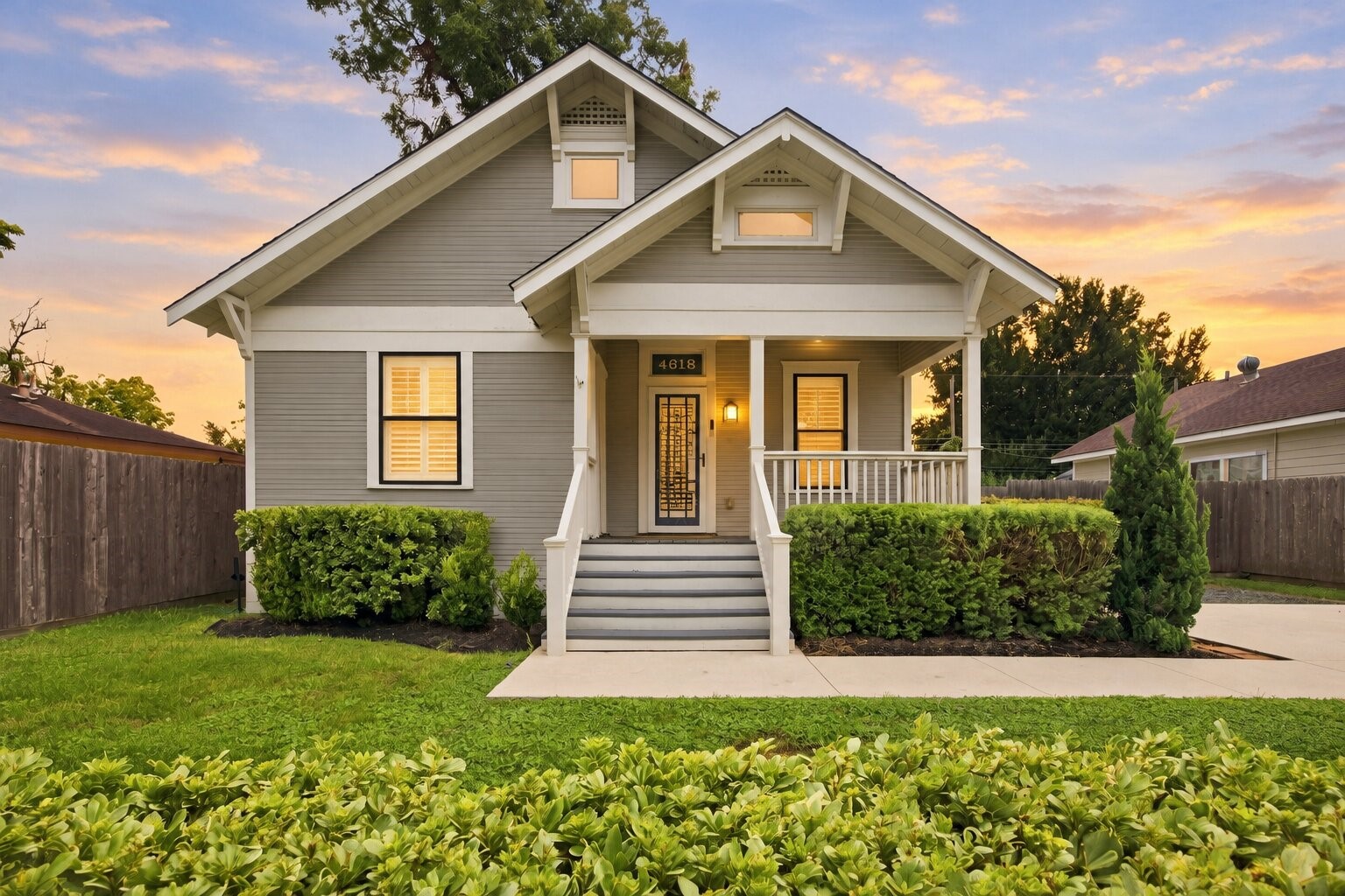4618 McEwen Street Houston, TX 77009 - Photo 1 of 39 Welcome to this fully renovated Craftsman Bungalow located inside the 610 Loop. Classic charm, modern updates with absolutely perfect curb appeal!