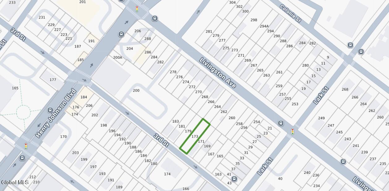 173 3rd Street Albany, NY 12210 - Photo 2 of 4 173 Third St Tax Lot Map