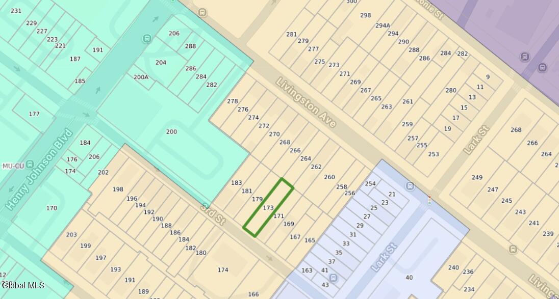 173 3rd Street Albany, NY 12210 - Photo 3 of 4 173 Third St Zoning Map
