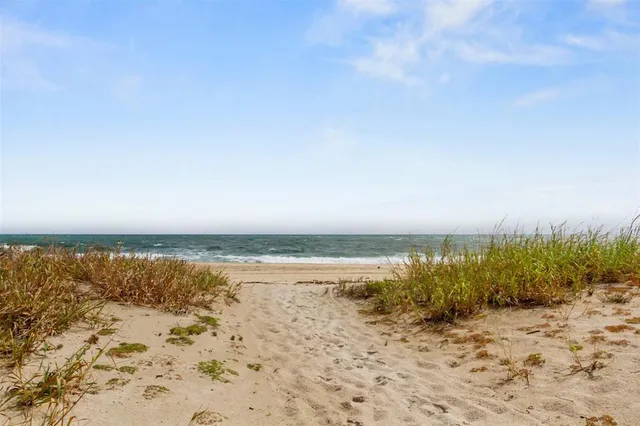 a view of an ocean beach