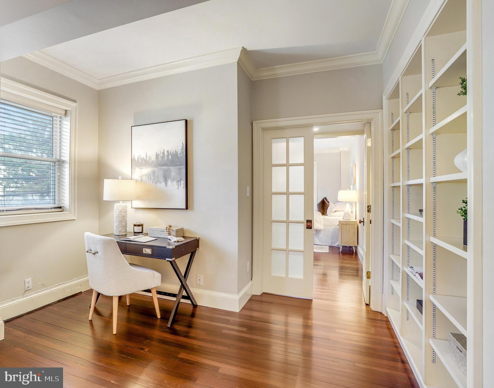 2127 California Street Northwest, Unit 201 Washington, DC 20008 - Photo 4 of 25 Office space/sitting area with built- ins