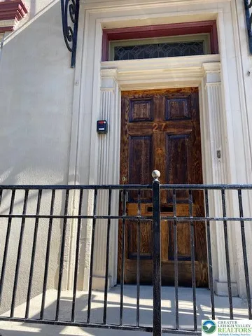 a view of a entryway door of a house