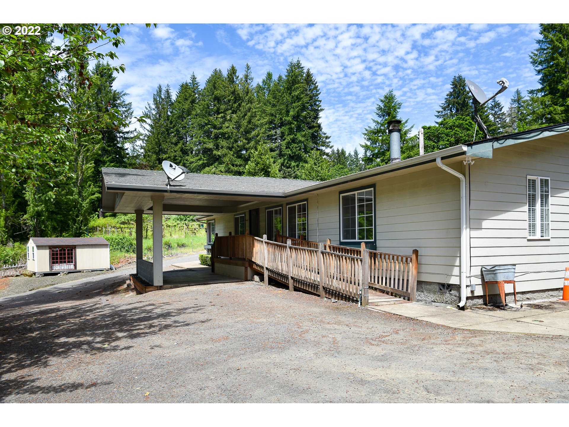 40156 Booth Kelly Road Springfield, OR 97478 - Photo 16 of 31 a view of a house with a yard