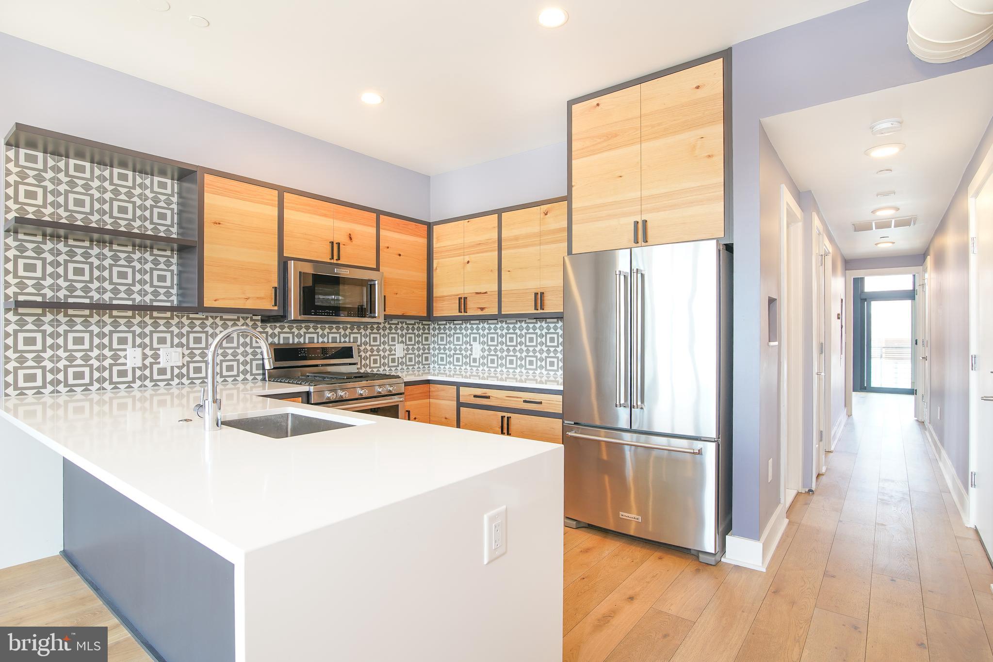 1012 Harvard Street Northwest, Unit 8 Washington, DC 20001 - Photo 8 of 34 Spacious Gourmet Kitchen