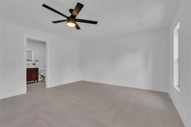 a view of an empty room