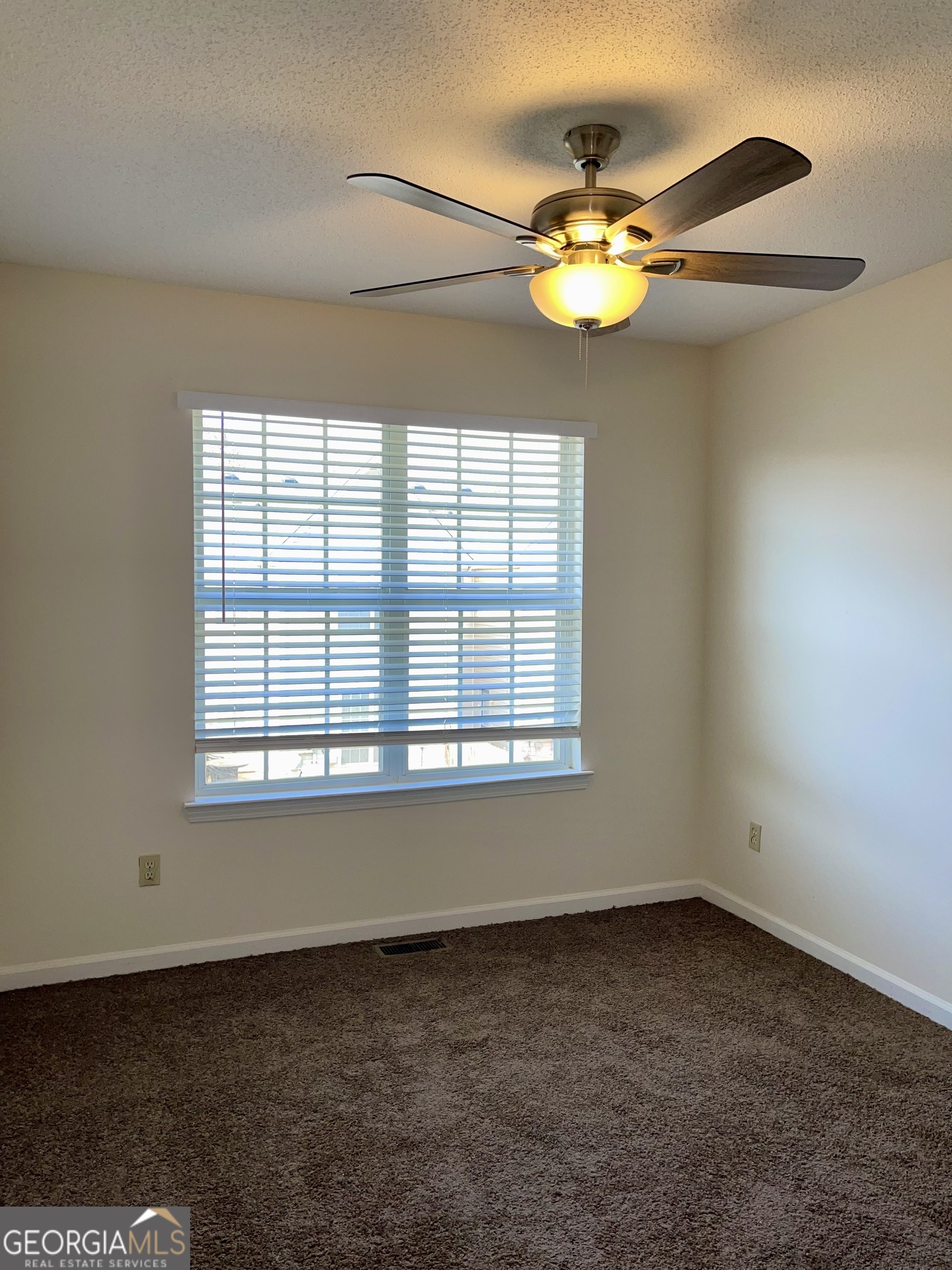2452 Brianna Drive Hampton, GA 30228 - Photo 11 of 13 en empty room with window and chandelier fan