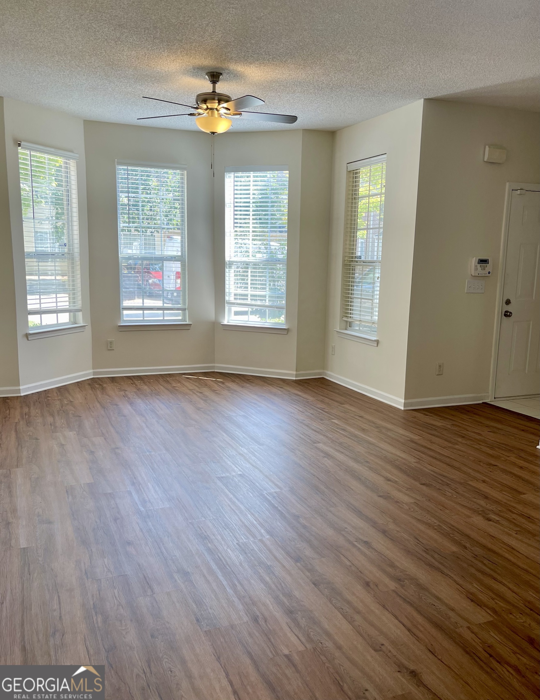 2452 Brianna Drive Hampton, GA 30228 - Photo 3 of 13 a view of an empty room with wooden floor and a window